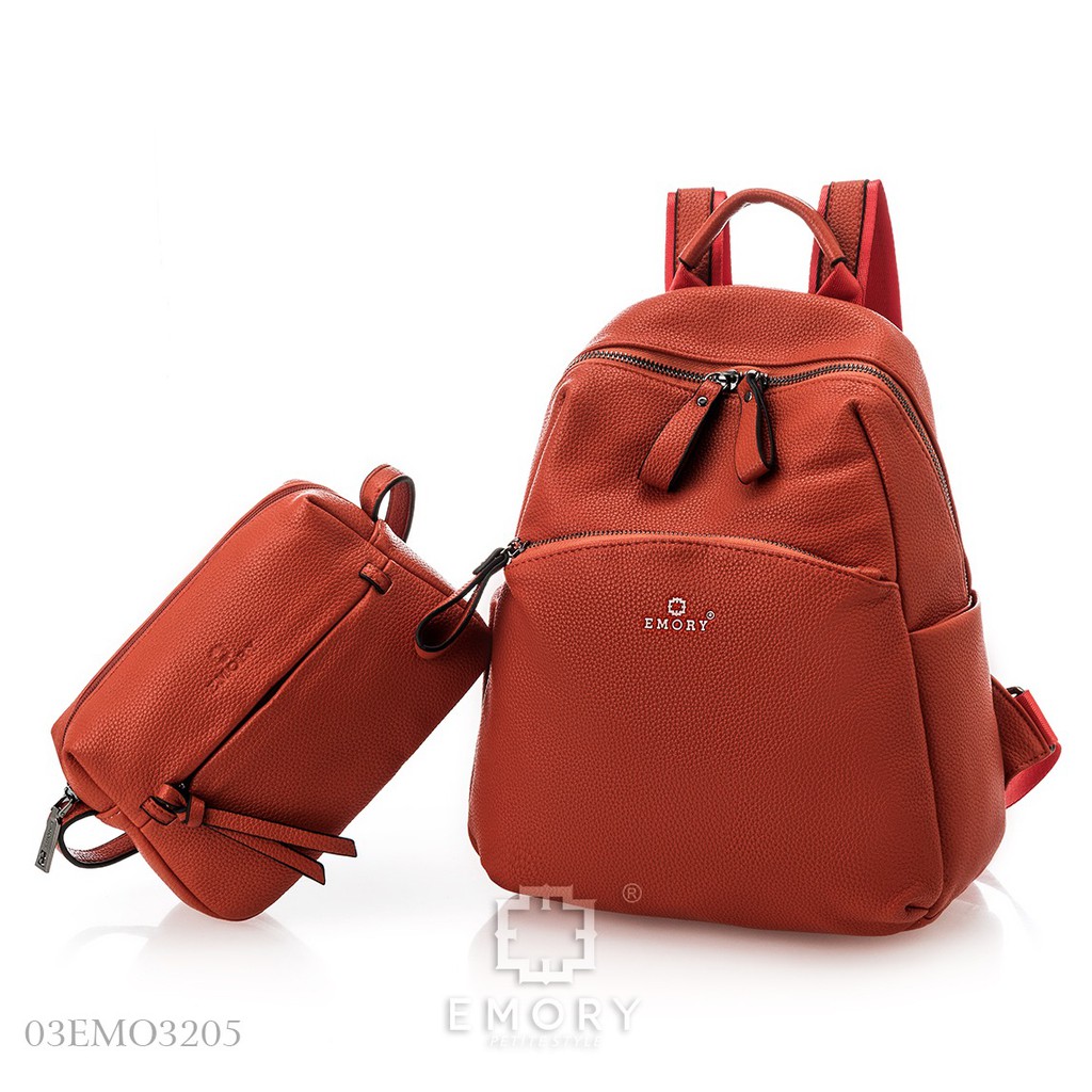 IMPORT ORIGINAL EMORY Calinna 03EMO-3205BL Backpack Bag Set Tas Ransel Murah Wanita Cewek Batam