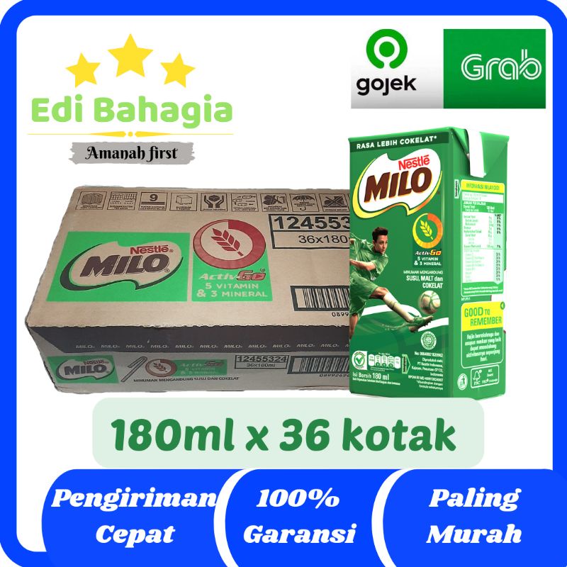 

SUSU MILO UHT 180 ML 1 DUS