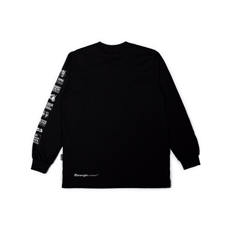 Kamengski - Tiang Listrik Black Long Sleeve Tee