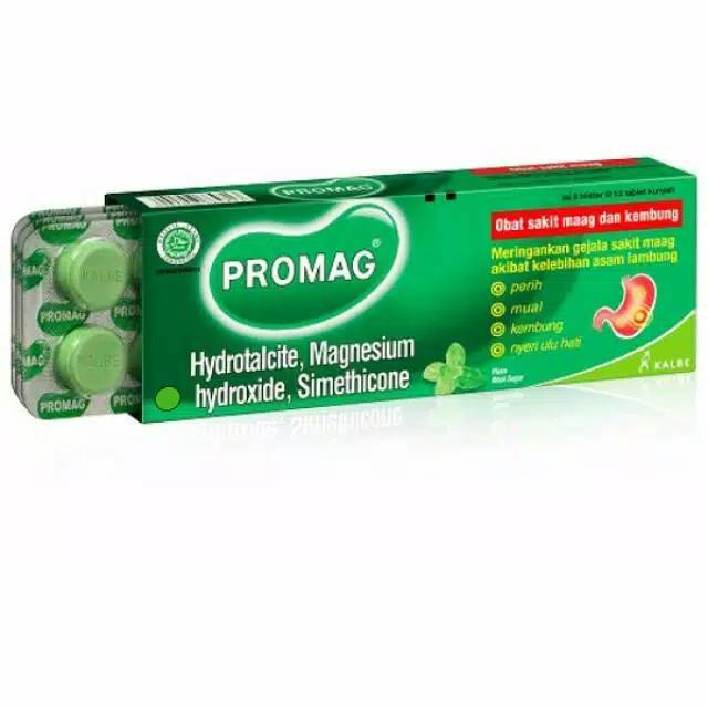 Promag Tablet/Entrostop Tablet/Bodrex Tablet/Bodrexin Tablet ORIGINAL-BPOM