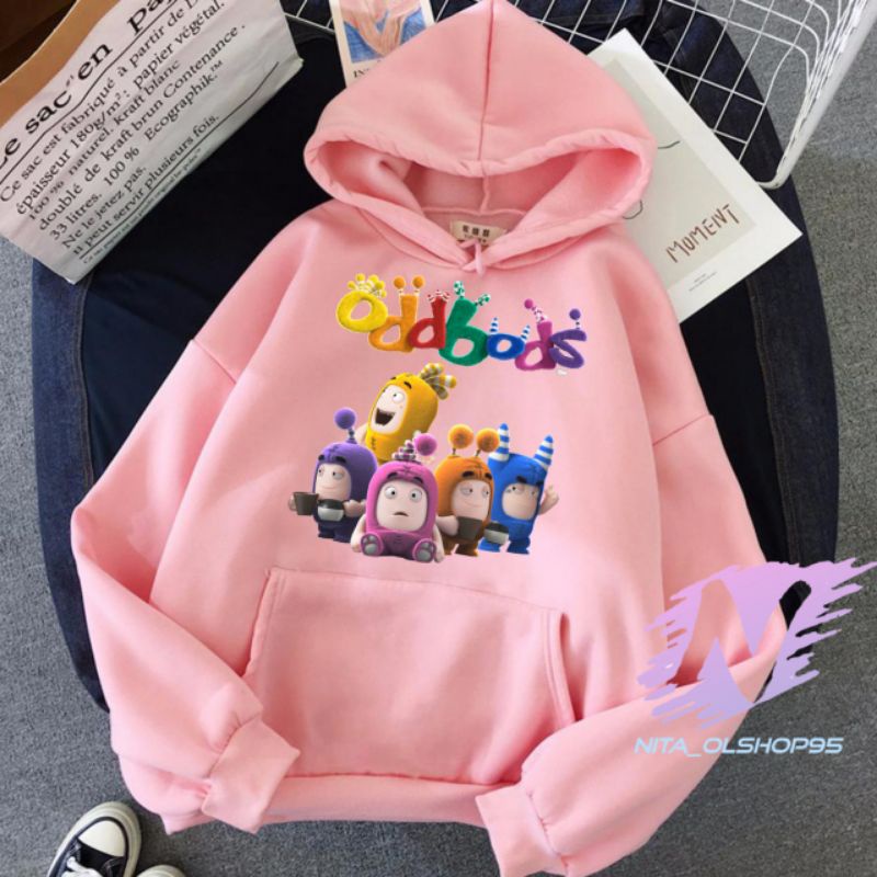 Hoodie oddbods Hoodie sweter anak kartun oddbods