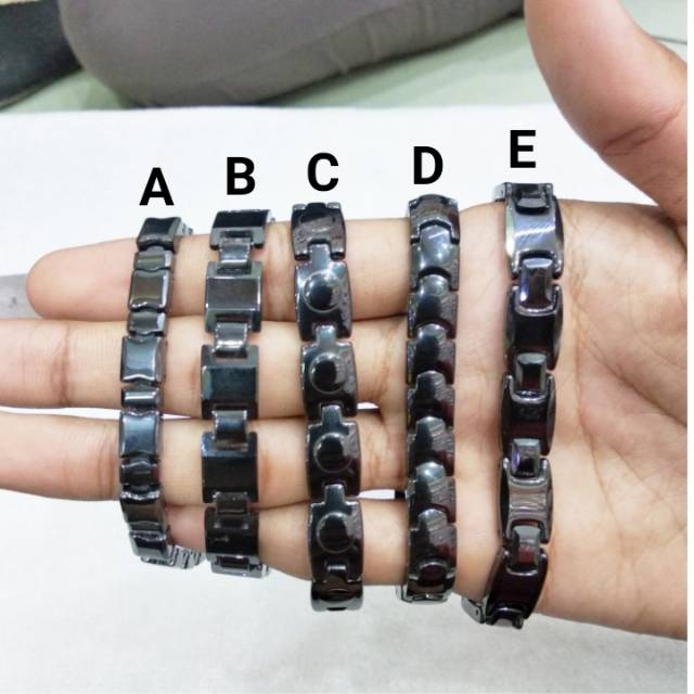 Gelang Keramik Tungsten / Gelang Kesehatan / gelang pria / gelang wanita / tungsten high quality