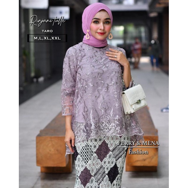 KEBAYA ORIGINAL//KEBAYA MODERN//RINJANI TULLE//Kode FM