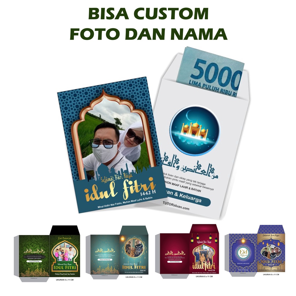 

AMPLOP LEBARAN UNIK CUSTOM - AMPLOP IDUL FITRI BISA PAKE NAMA DAN FOTO