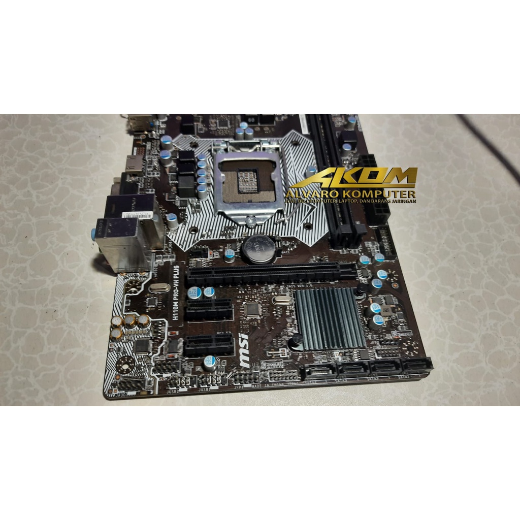 Jual Mainboard MSI H110M PROVH PLUS Socket 1151 RUSAK Shopee Indonesia