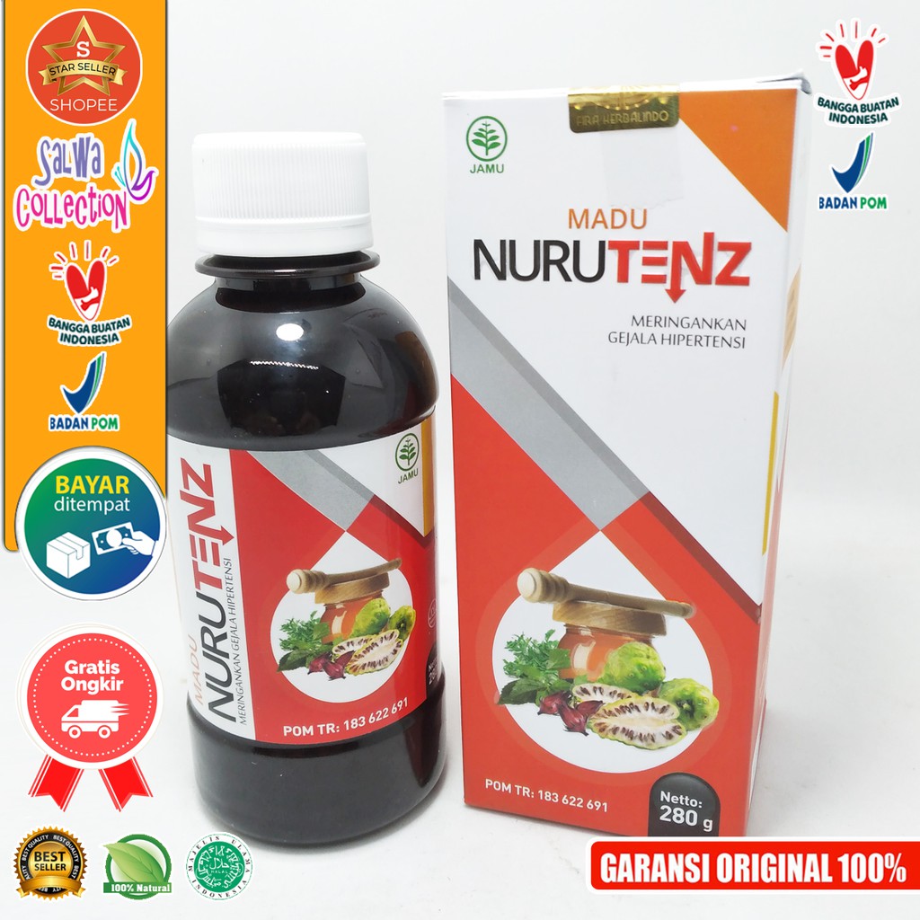 Jual Madu Nurutenz Obat Herbal Hipertensi Efektif Menurunkan Darah