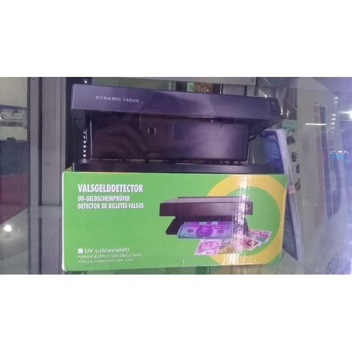 DETEKTOR UANG PALSU  DYNAMIC 140UV / MONEY DETECTOR DYNAMIC 140 UV