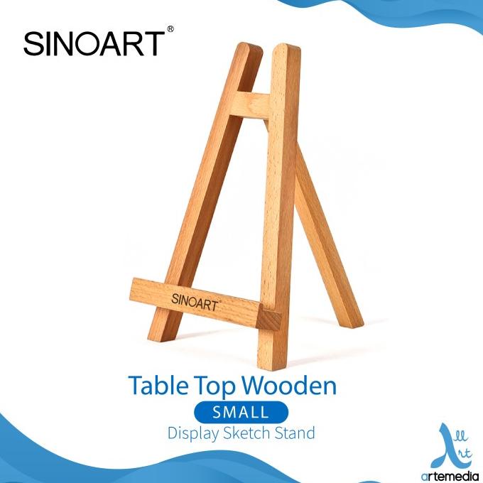 

Easel Lukis Sinoart Small Table Top Wooden Display Sketch Stand