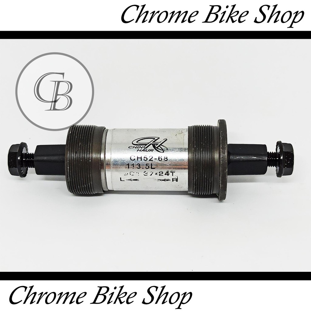 BB Kotak Bearing Bottom Bracket 111 113.5 118 122 127 As Tengah As Gir Axle Axis Square Sepeda Unite