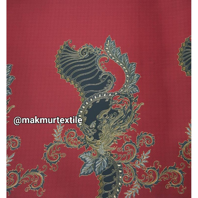 Kain Batik Sutra Halus #58 / Batik Silky / Batik Pola