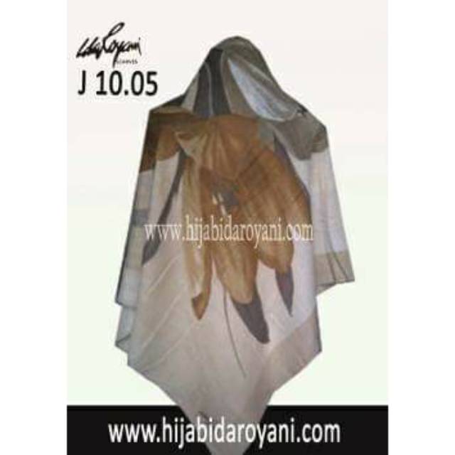 Best seller hijab Ida Royani tulip coklat New