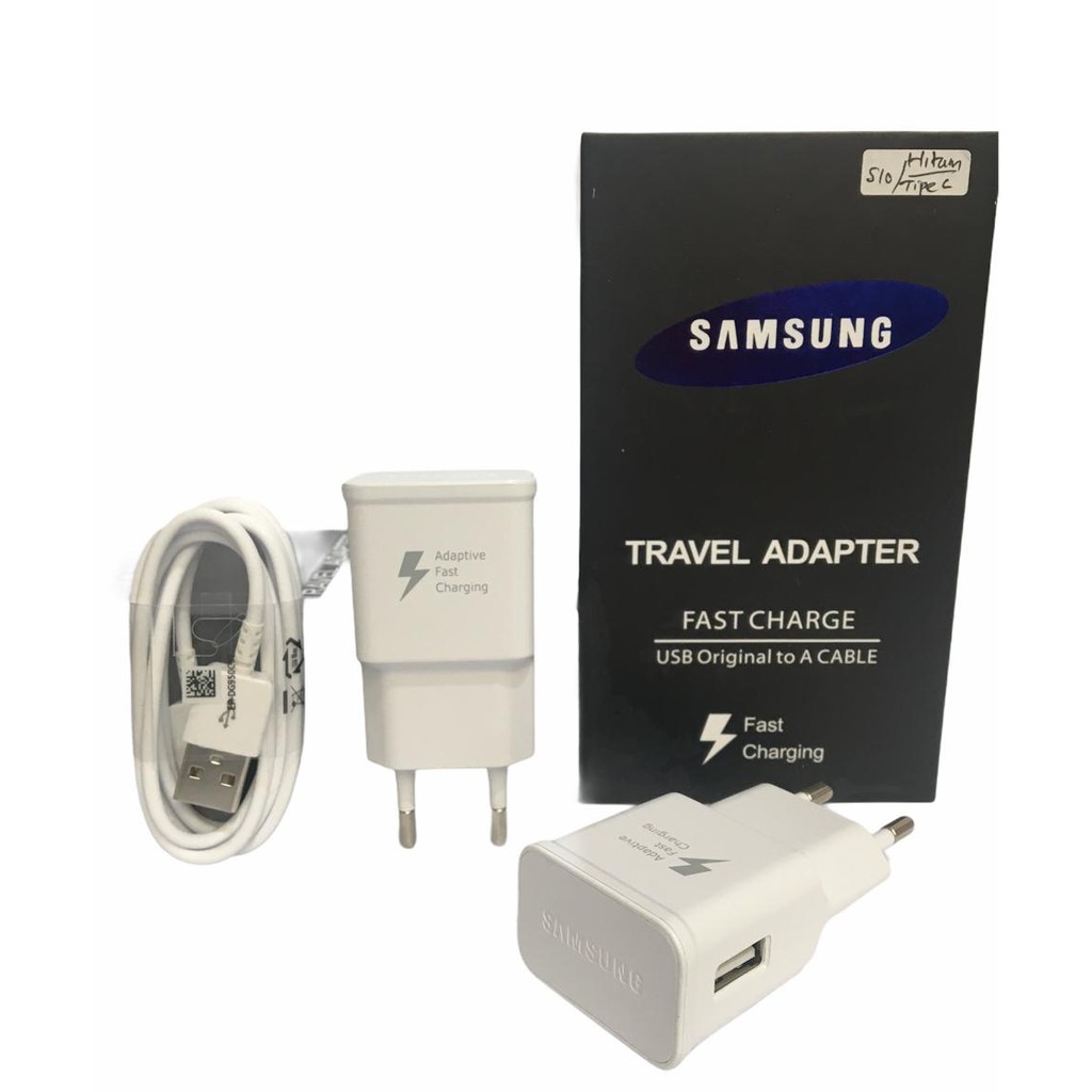 Travel Charger Adapter Samsung Original Tipe-C Fast Charging / Charger Samsung S10 S9 S8 A50 A30 M20
