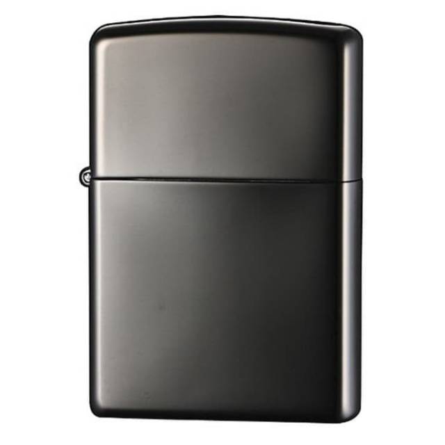 Korek Api Zippo Hitam Doft Silver Polos Doff Murah