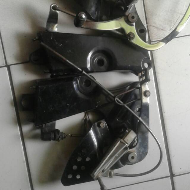 foot step underbon yamaha byson ori modif vixion scorpio tiger mega pro cb 100 cb twin dll