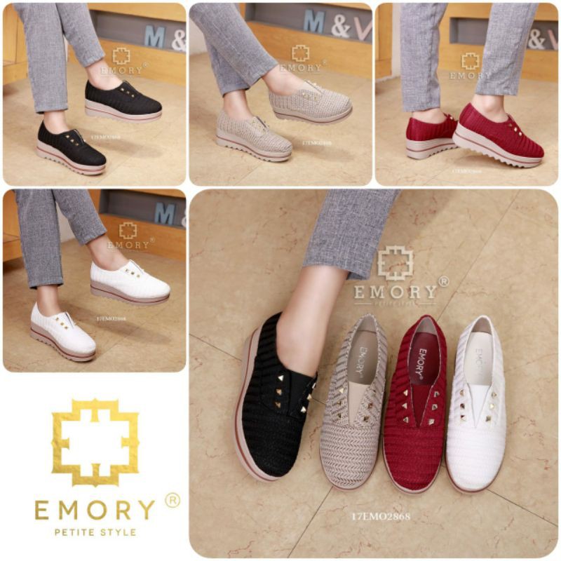 RESTOCK SEPATU EMORY VERINNA WEDGES SERIES 17EMO2868
