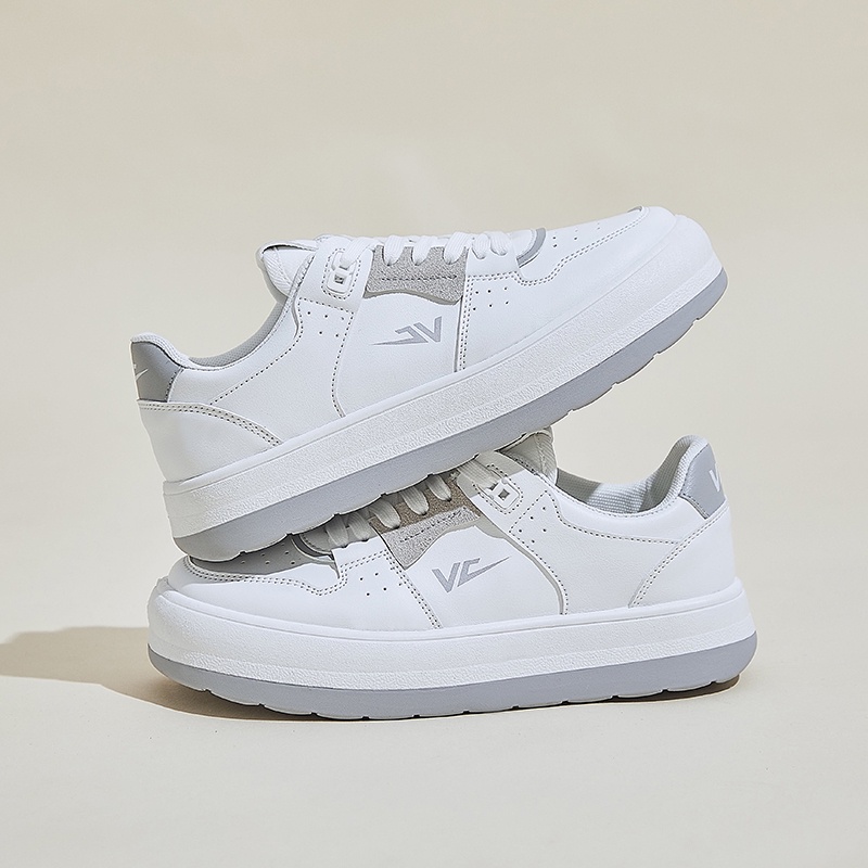 [Import] Taspopo Sepatu Sneakers Putih Wanita Korea Sepatu Casual Murah