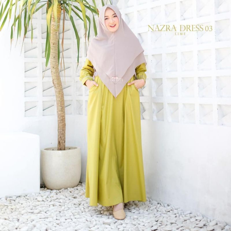 NAZRA SYARI GAMIS PLUS KHIMAR CERUTY UKURAN M - L - XL - XXL - XXXL - 4XL BUSUI POLOS SET MURAH KEKINIAN TERLARIS GAMIS TERMURAH PREMIUM ORIGINAL MAXY DRESS FASHION MUSLIM HITS MAXI DRESS GAMIS SERAGAM PESTA KONDANGAN GAMIS REMAJA BAJU GAMIS JUMBO