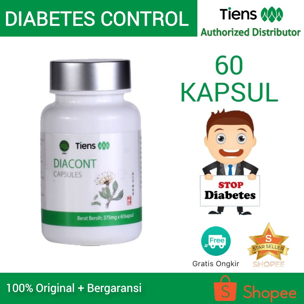 

Tiens Diacont Capsule - Suplemen Herbal untuk Mengontrol Diabetes Serta Menormalkan Gula Darah