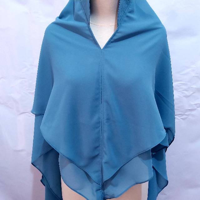 Kerudung Jilbab Khimar Raiza bahan BABYDOLL bukan bahan biasa