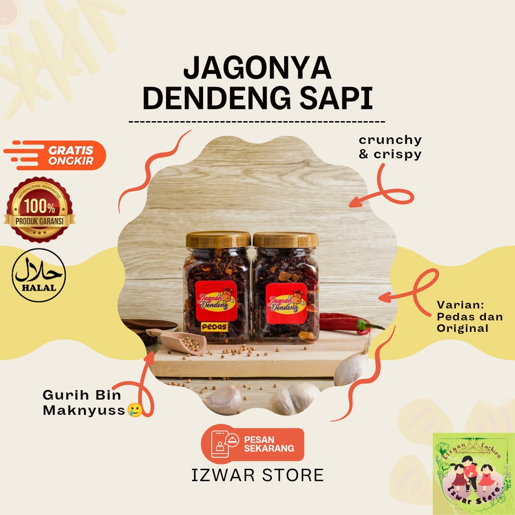 

Dendeng Daging Sapi Kering Pedas Halal Dendeng Sapi Siap Saji