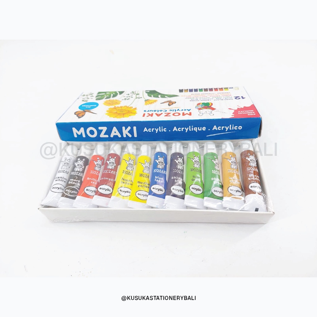 

MOZAKI ACRYLIC 12 WARNA