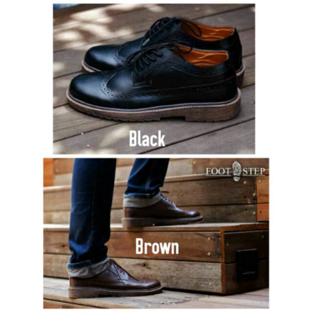 Sepatu footstep cosmo kulit