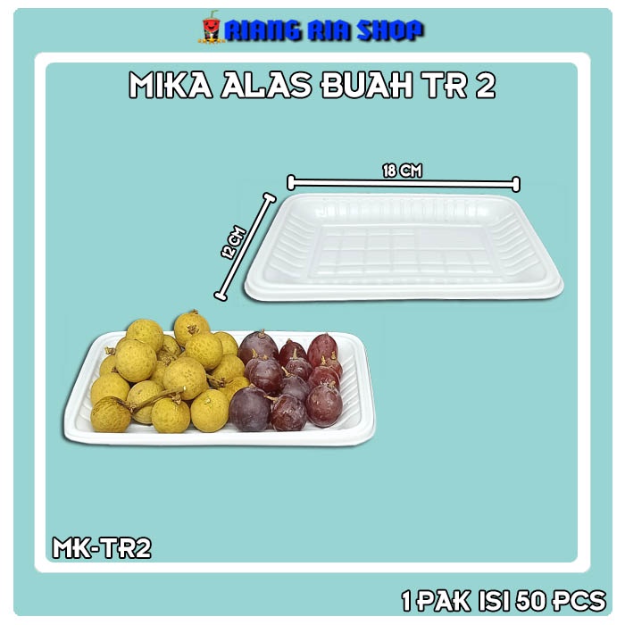 Jual Mika Alas Buah Mika Swalayan Tr Isi Pcs Tray Alas Buah Dan Sayur Hygienis