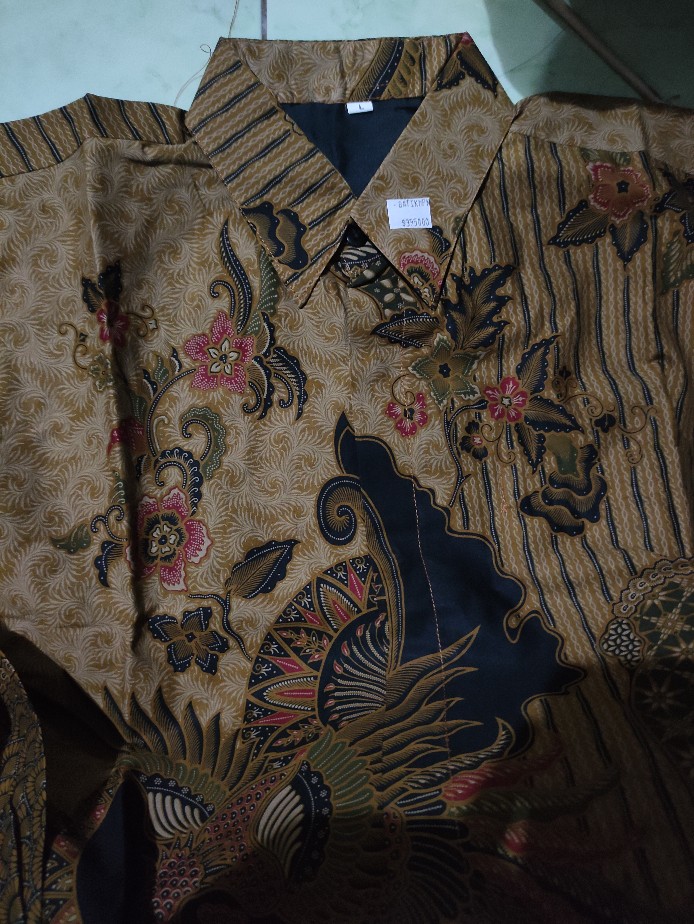 Kemeja Baju Batik Pria Premium Lengan Panjang Lapis Furing Halus