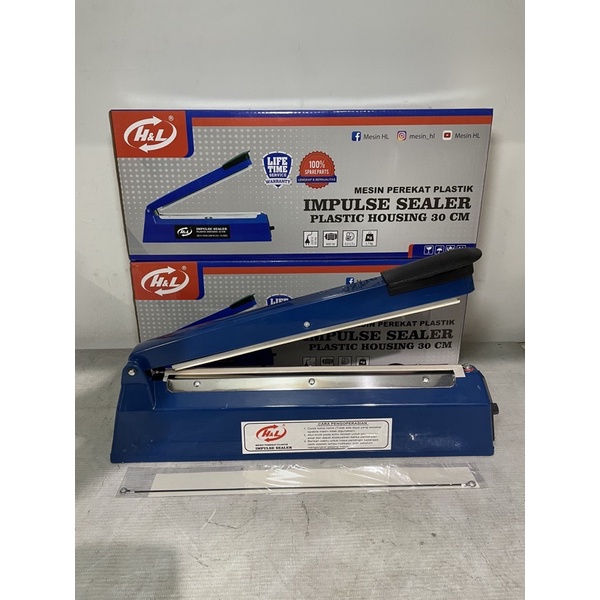 impulse sealer 20cm h&amp;l / impulse sealer 30cm h&amp;l / impulse sealer body plastik h&amp;l / impulse sealer h&amp;l / mesin press plastik h&amp;l / mesin perekat plastik h&amp;l / alat perekat plastik / sealer plastik listrik / alat press plastik / mesin las plastik h&amp;l
