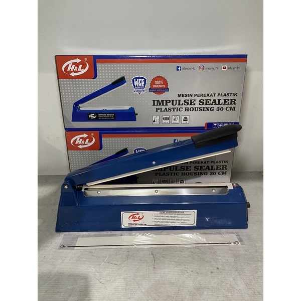 impulse sealer 20cm h&amp;l / impulse sealer 30cm h&amp;l / impulse sealer body plastik h&amp;l / impulse sealer h&amp;l / mesin press plastik h&amp;l / mesin perekat plastik h&amp;l / alat perekat plastik / sealer plastik listrik / alat press plastik / mesin las plastik h&amp;l