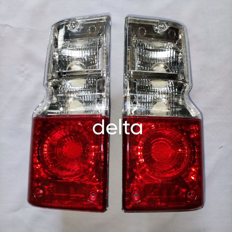 Lampu Stop Daihatsu Feroza/Ferosa Taft Rocky Hiline Crystal Putih-merah (2pcs)