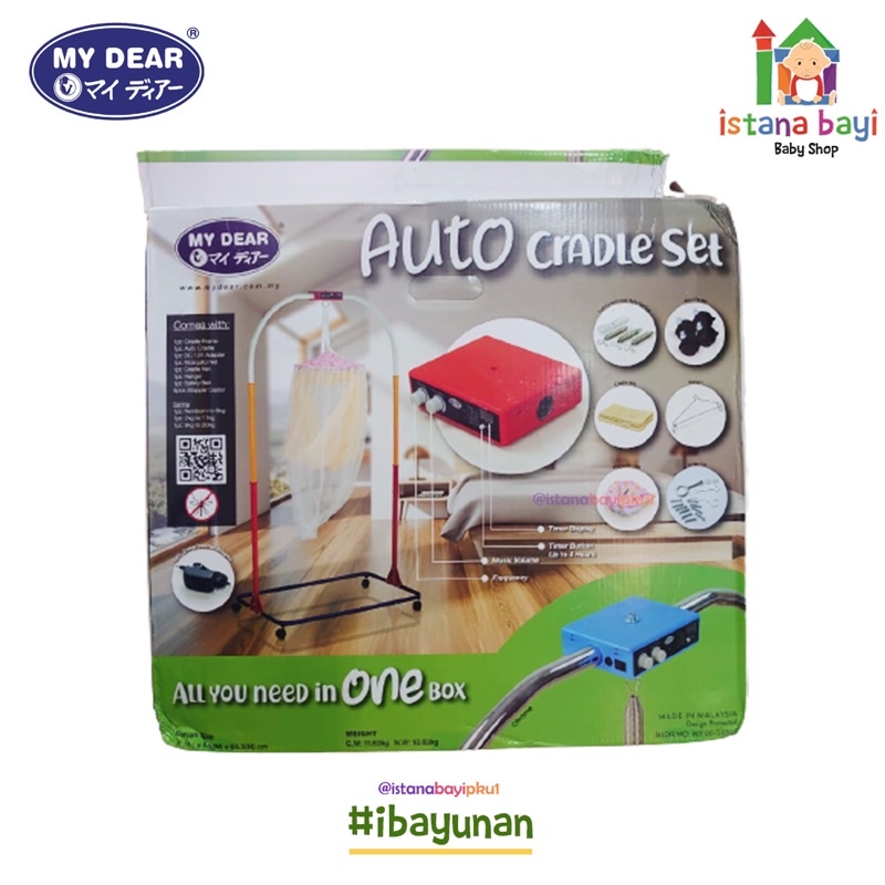 My Dear Tiang Ayunan Komplit - Ayunan Bayi Chrome Stainless