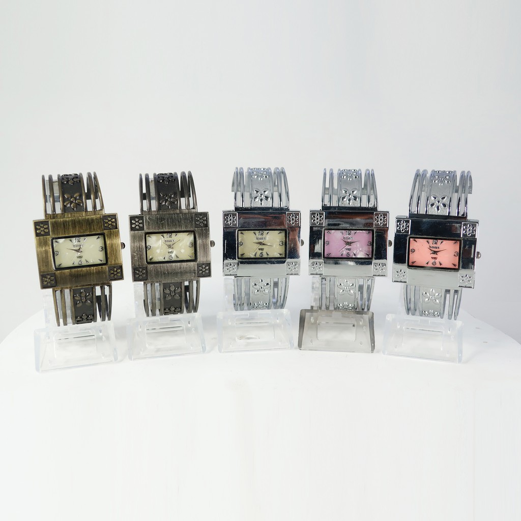 Obral Jam Tangan Murah Fashion Metal Bossini Bunga