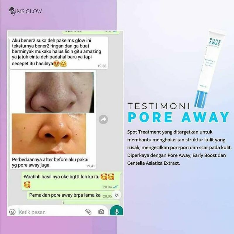 pore away ms glow