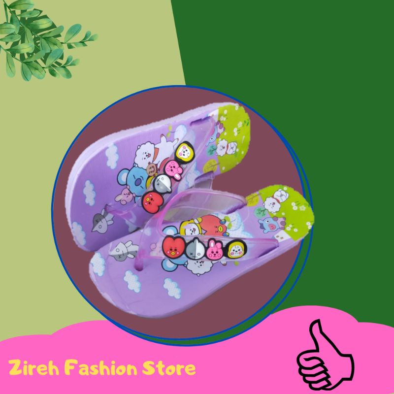 Sandal Jepit Anak Perempuan Tanggung Dulux 393C Warna Warni Ceria