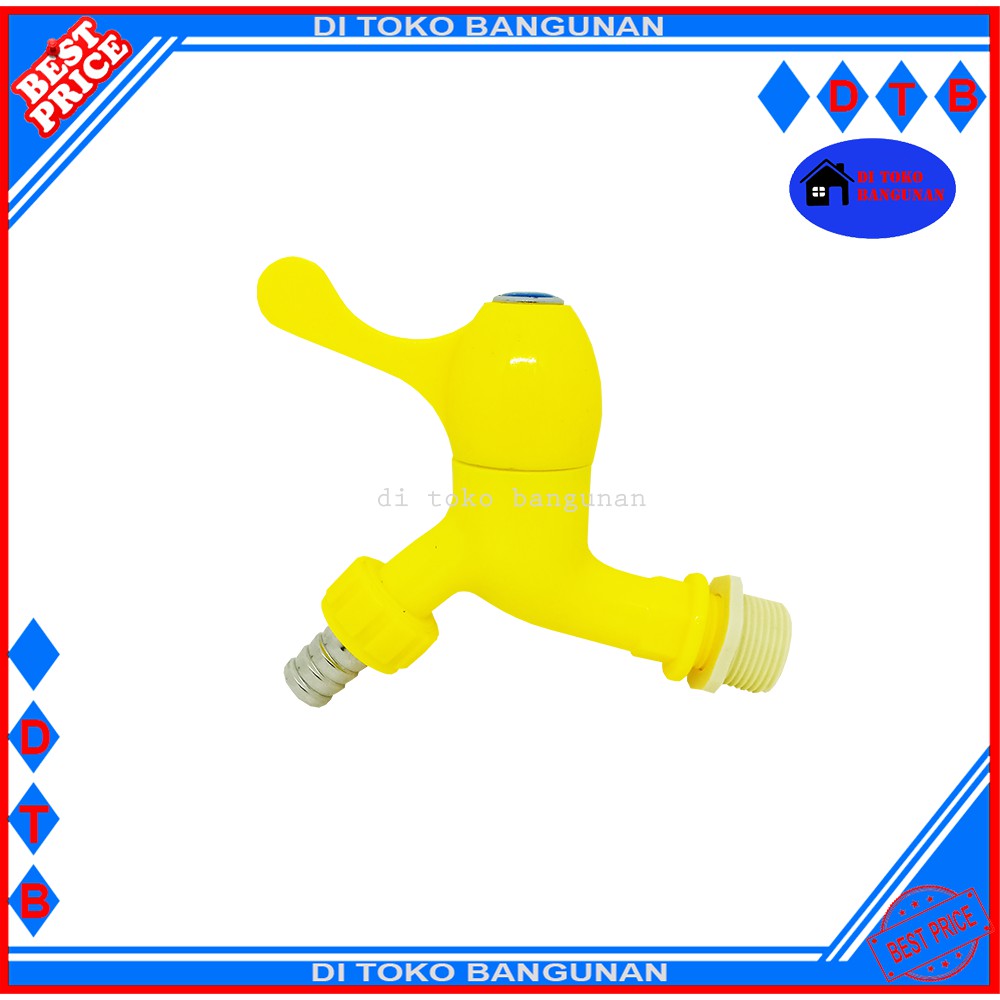 Kran Taman Jumbo Pvc 1/2&quot; Cisal