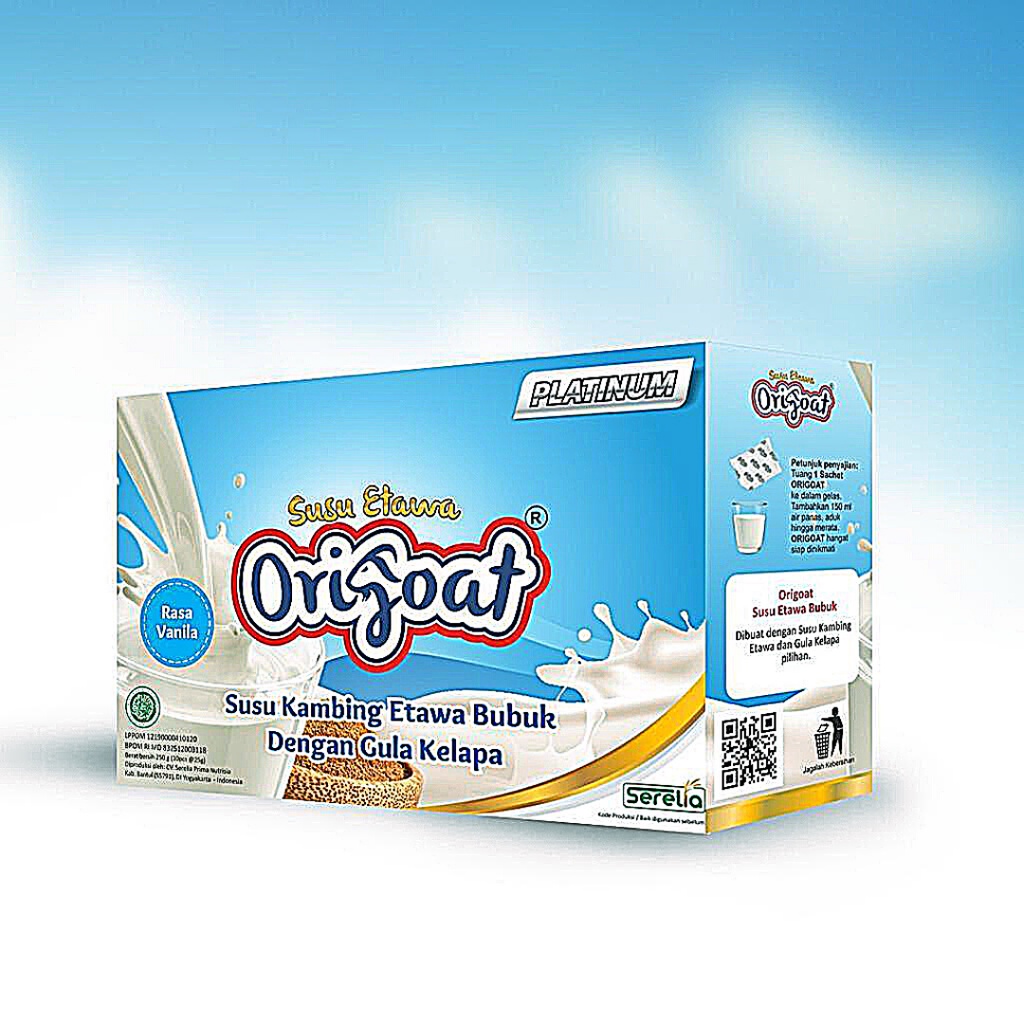 

Origoat Susu Etawa Platinum VANILLA - 10 Sachet @25 gr