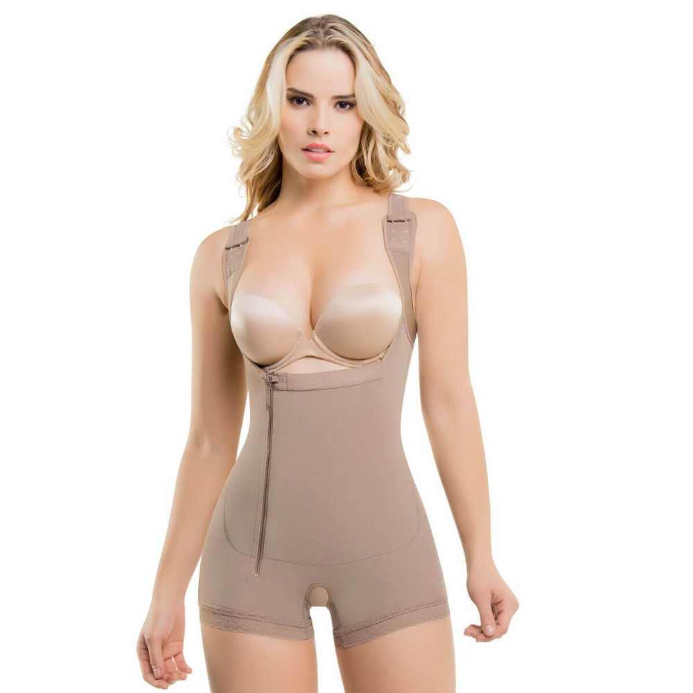 Original Korset Slimming zipper Bodysuit TankTops Shapewear Women Korset Pengecil Perut Celana