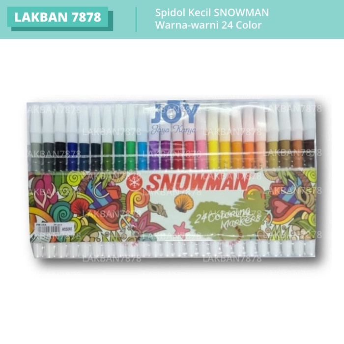 

Spidol Kecil 24 WARNA Snowman / 24 COLOUR