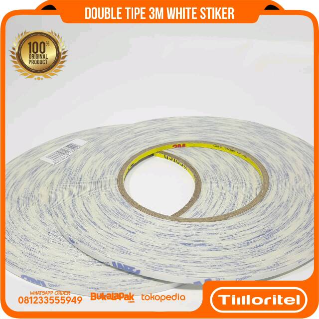 

DOUBLE TIPE 3M WHITE STIKER