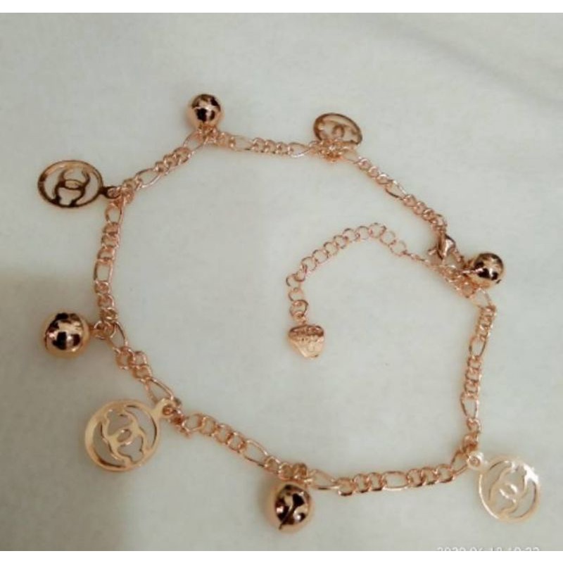 XUPING GELANG KAKI DEWASA ROSE GOLD