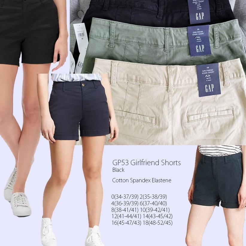 Harga Spesial.. GAP Khaki Girlfriend Shorts GP53 GIRLFRIEND SHORTS