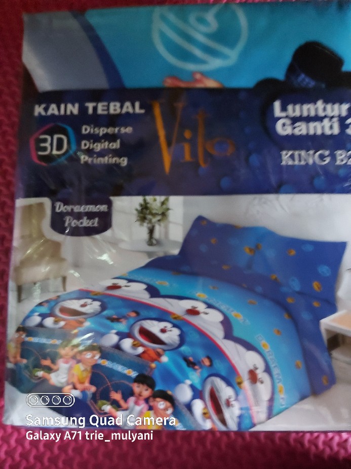 Ww Masker Kain Vito 2 Lapis - Random (warna Acak) - Non Medis