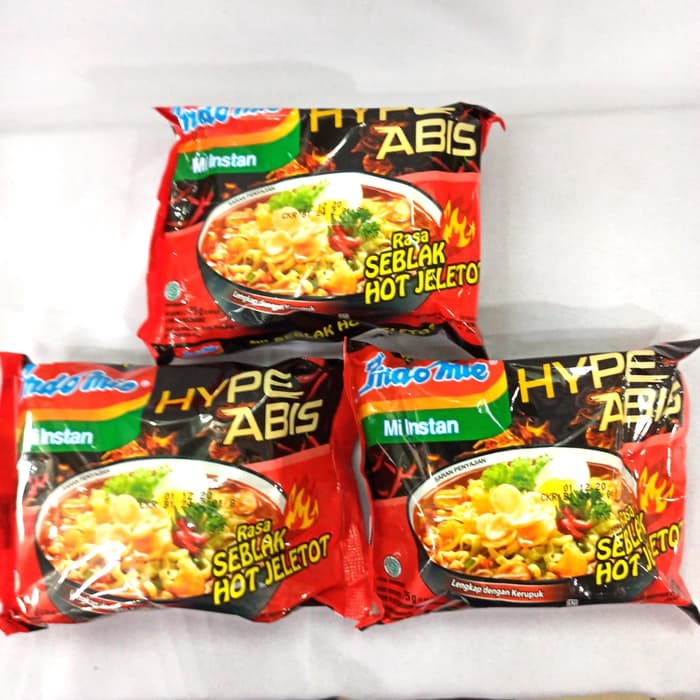 Mie Instan Indomie Hype Abis seblak hot jeletot 75gr