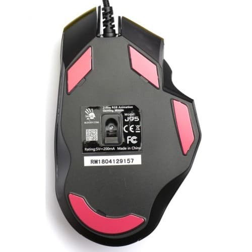 Mouse Gaming Bloody J95s Animation RGB 2-fire Ultra Core Activated