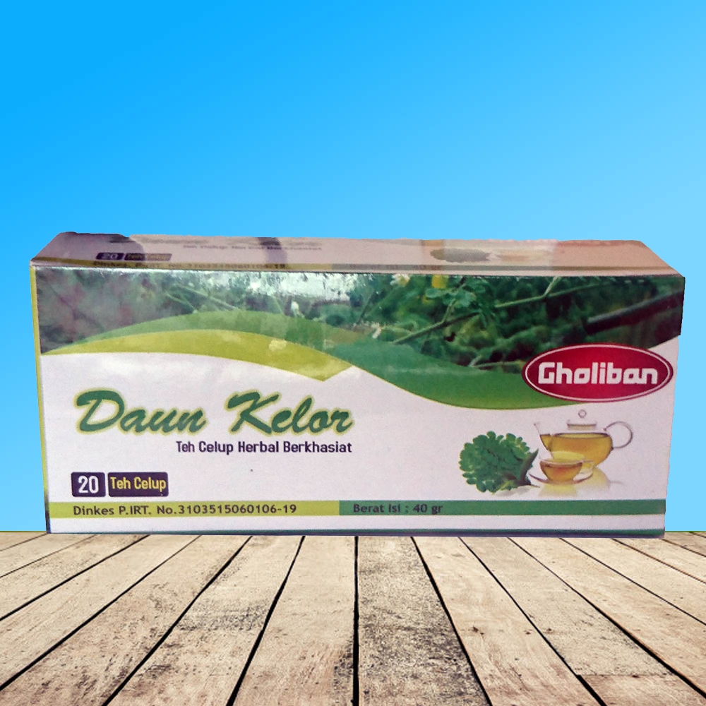 

Gholiban Teh Celup Daun Kelor