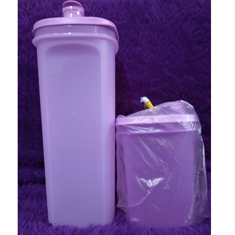 Tupperware Slim Line green 2 Liter - Botol minuman dikulkas - wadah minuman - tempat penyimpanan air