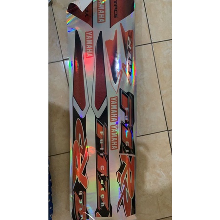 Striping Stiker Fizr Full Clutch Orange Hitam 2002 Hologram Max Decal Bisa Request Nama