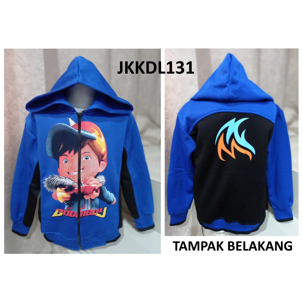 Jaket Anak Laki Boboiboy FrostFire Red - JKKDL130 - JKKDL131