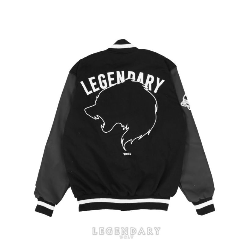 WOLV VARSITY LEGENDARY ORIGINAL WOLV - JAKET VARSITY - VARSITY - VARSITY COMBINASI - JAKET LEGENDARY ORIGINAL WOLV - JAKET LEGENDARY WOLV - VARSITY FULL BORDIR - FLIGHT WOLV